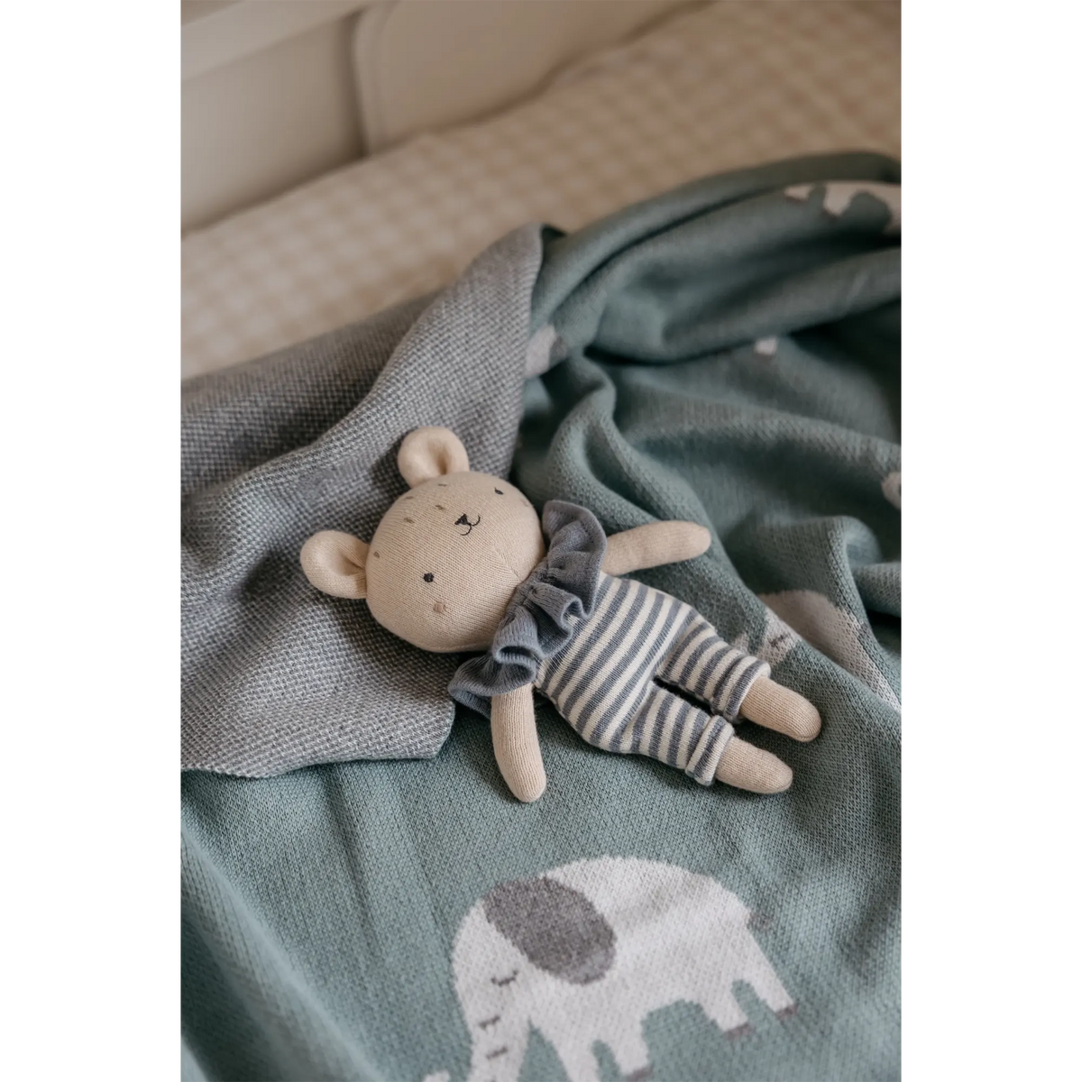 Little Otja – Kuscheltier „Bear Lorem“ aus Bio-Baumwolle