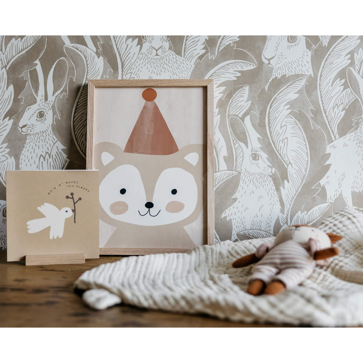 Little Otja – Kuscheltier „Deer Freja“ aus Bio-Baumwolle, handgefertigt