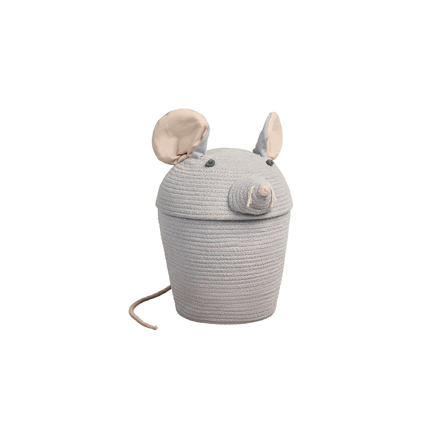 Lorena Canals - Korb Ratte "Renata The Rat" Grau 30cm