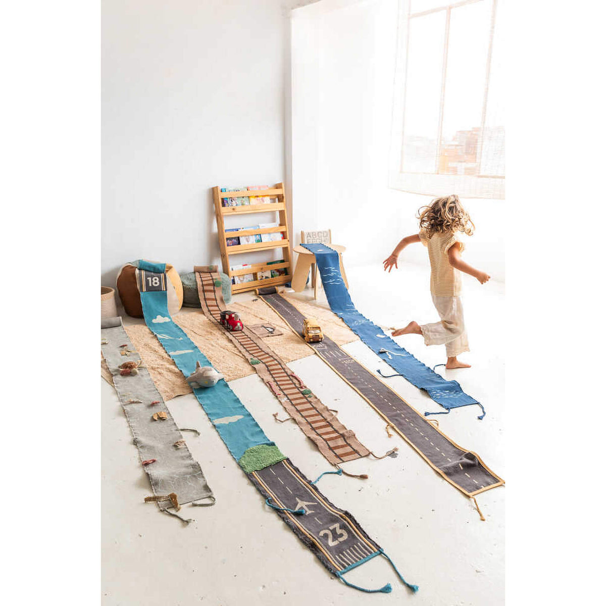 XL SPIELSTRASSE RIDE & ROLL - MIT BUS, 400 CM