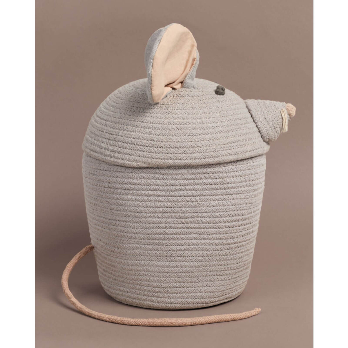 Lorena Canals - Korb Ratte "Renata The Rat" Grau 30cm