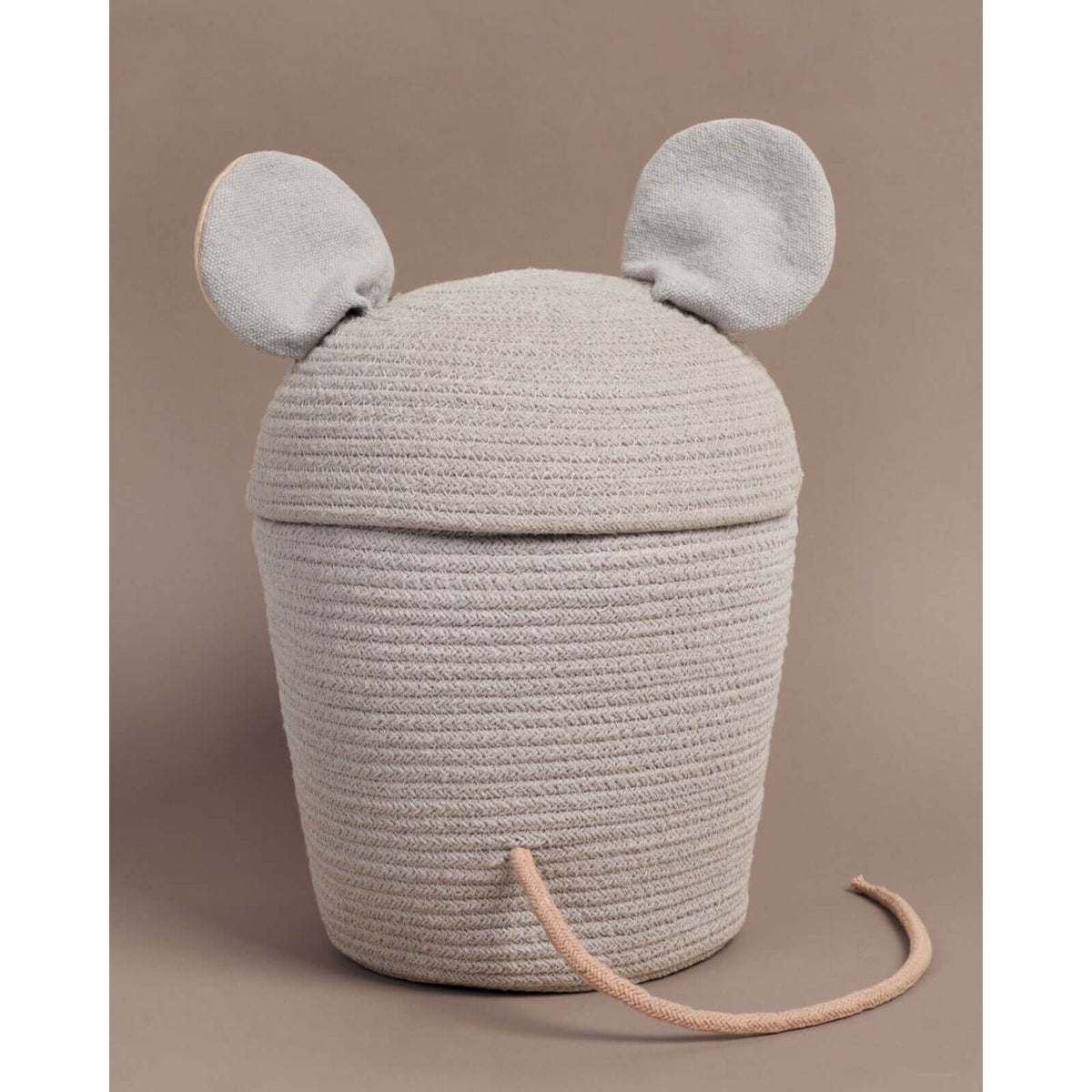 Lorena Canals - Korb Ratte "Renata The Rat" Grau 30cm
