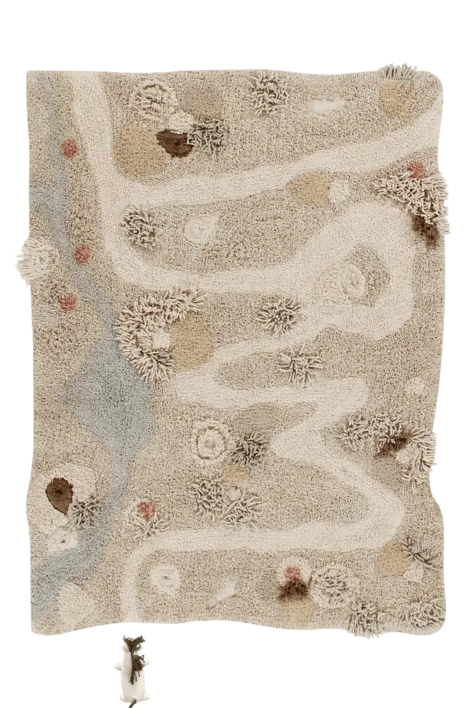 SPIELTEPPICH PATH OF NATURE 120 x 160 CM, WASCHBAR