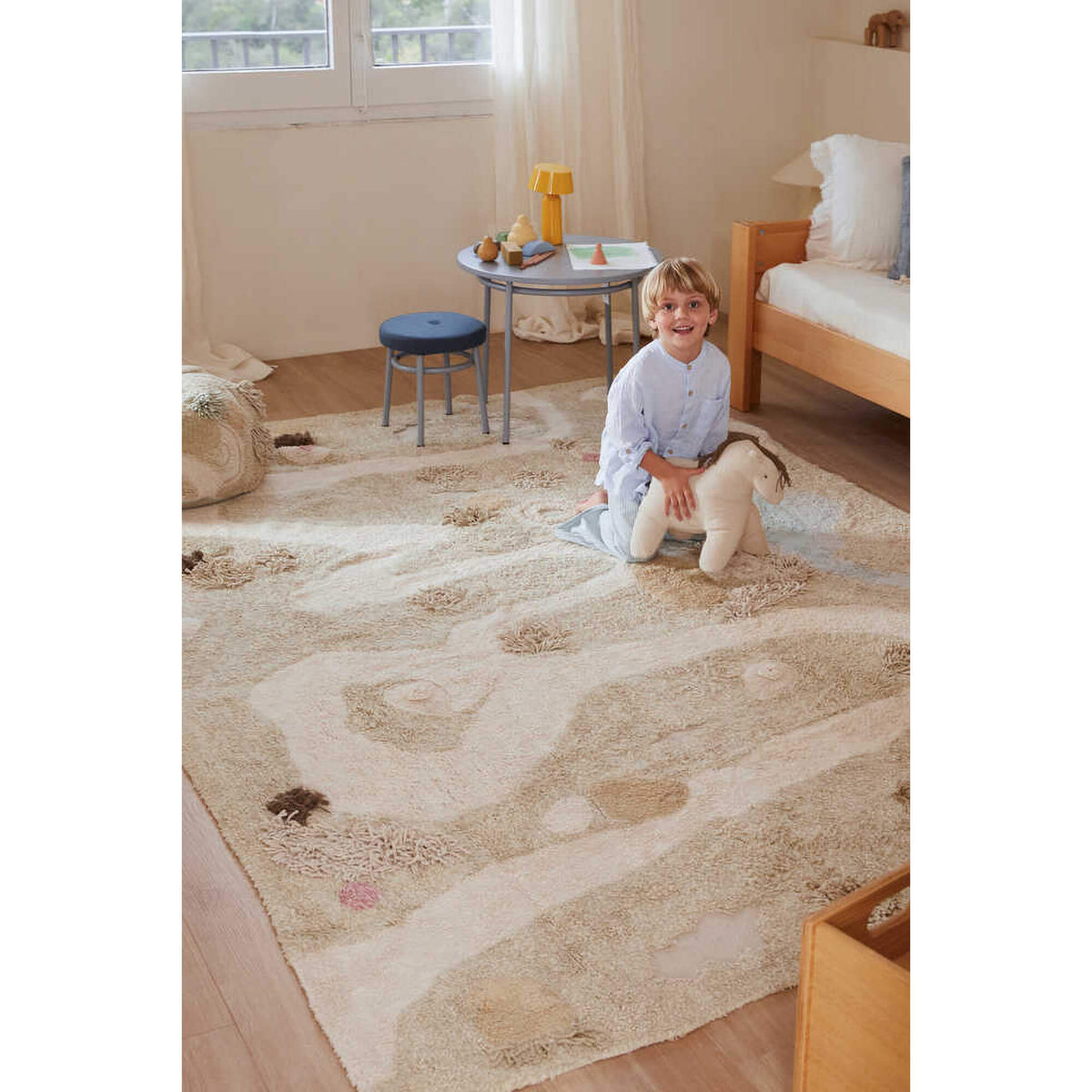 SPIELTEPPICH PATH OF NATURE 120 x 160 CM, WASCHBAR