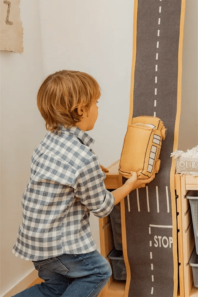XL SPIELSTRASSE RIDE & ROLL - MIT BUS, 400 CM