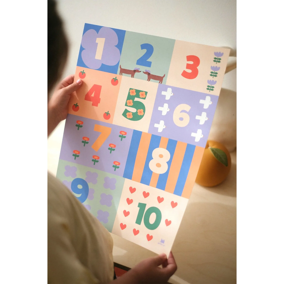 Ma Petite Vie – Design Poster "Numbers" 30×40 cm für Kinderzimmer