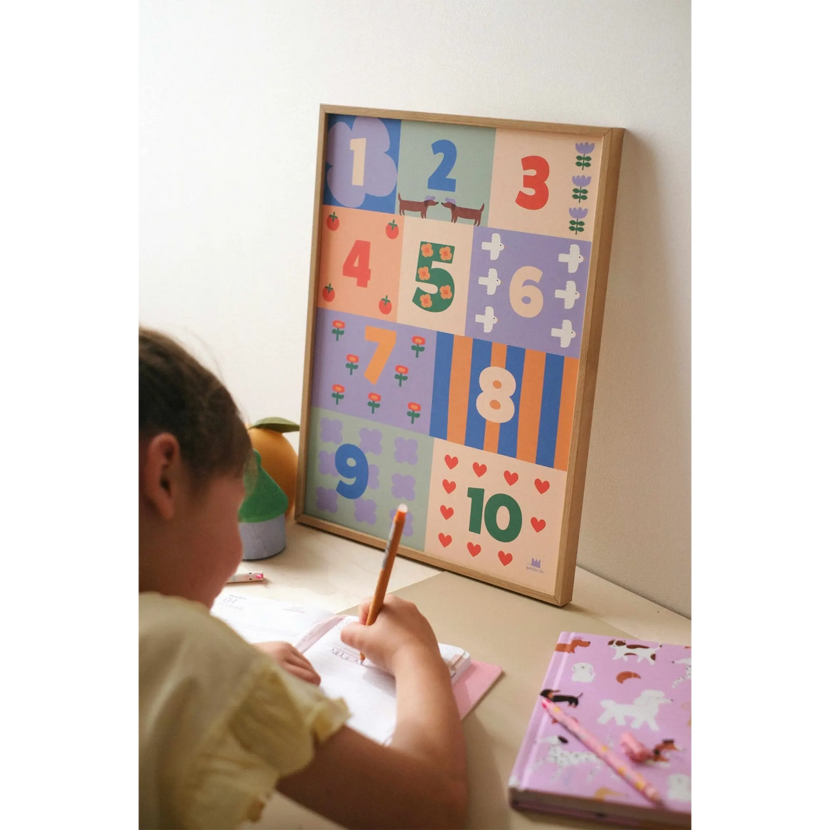 Ma Petite Vie – Design Poster "Numbers" 30×40 cm für Kinderzimmer