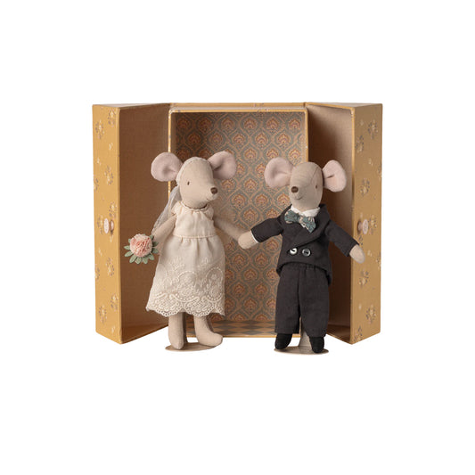 Maileg – Hochzeitsmäuse „Mama und Papa“ in Geschenkbox