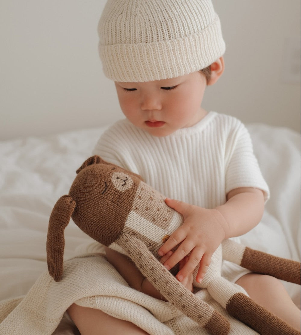 Main Sauvage - Babymütze "Beanie Ecru", Mütze für Baby