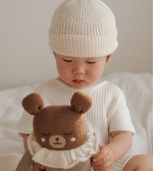 Main Sauvage - Babymütze "Beanie Ecru", Mütze für Baby
