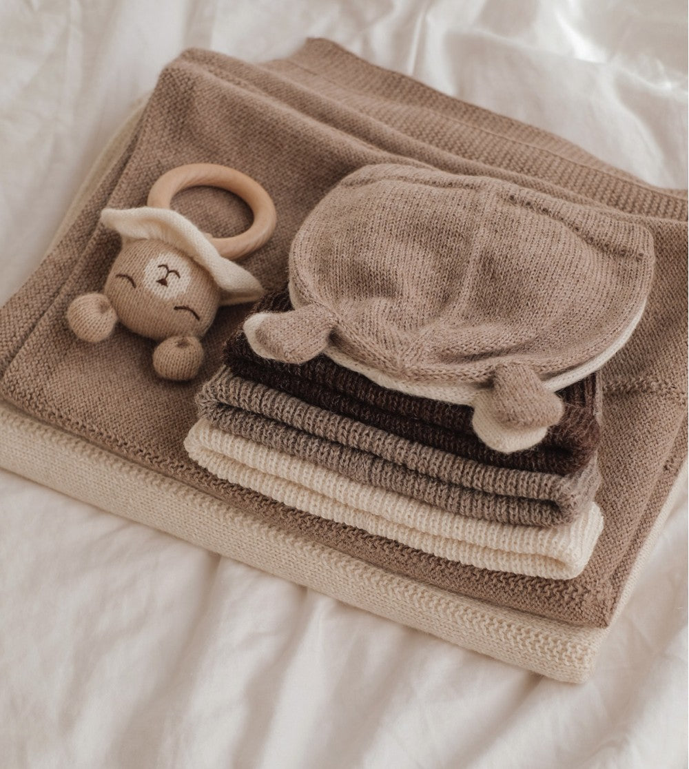Main Sauvage - Babymütze "Beanie Dark Mocha", Mütze für Baby