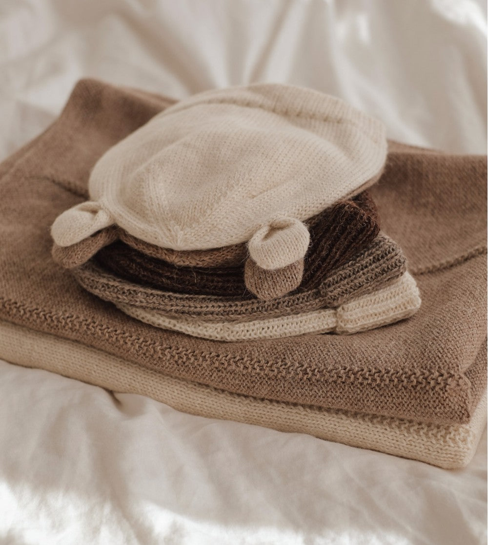Main Sauvage - Babymütze "Beanie Dark Mocha", Mütze für Baby