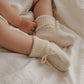 Main Sauvage - Babyschuhe "Ecru", Babysocken, Strickschuhe Baby