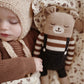 Main Sauvage - Kuscheltier "Large Bunny - Black Overalls"