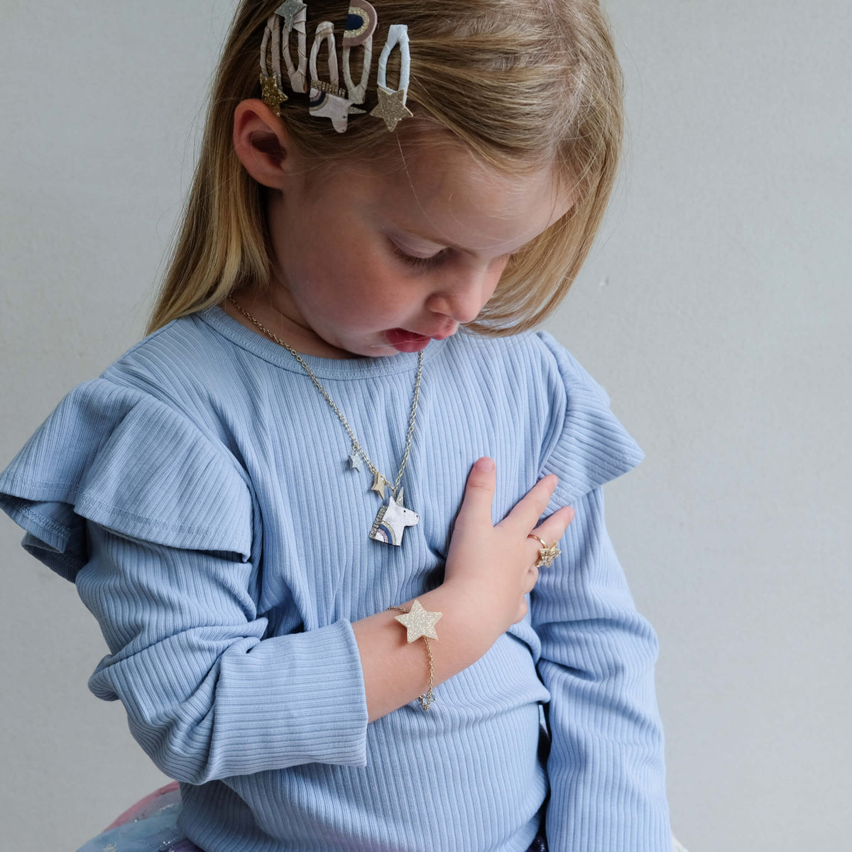 Mimi & Lula - Schmuck-Set "Unicorn", 3 tlg. 