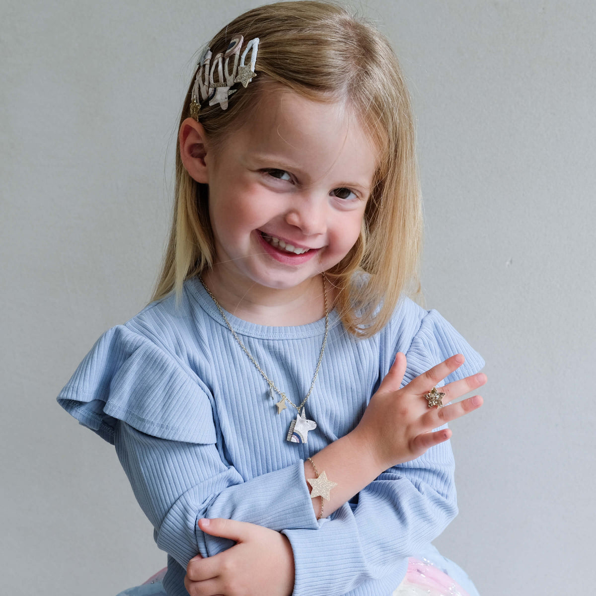 Mimi & Lula - Schmuck-Set "Unicorn", 3 tlg. 