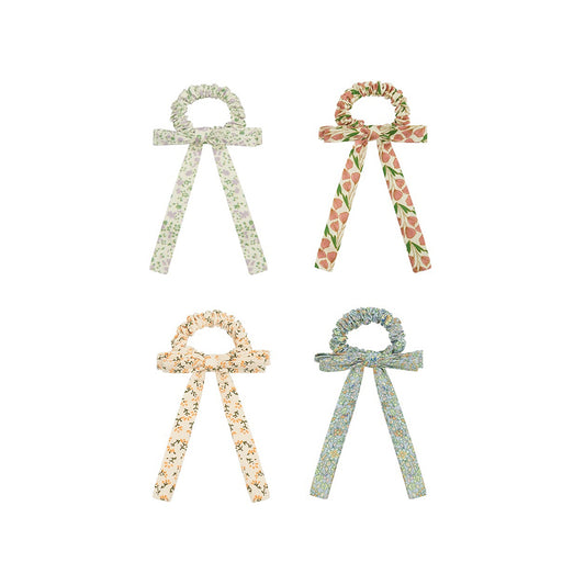 Mimi & Lula - Haargummis "Floral Bow Scrunchies", 4er Set