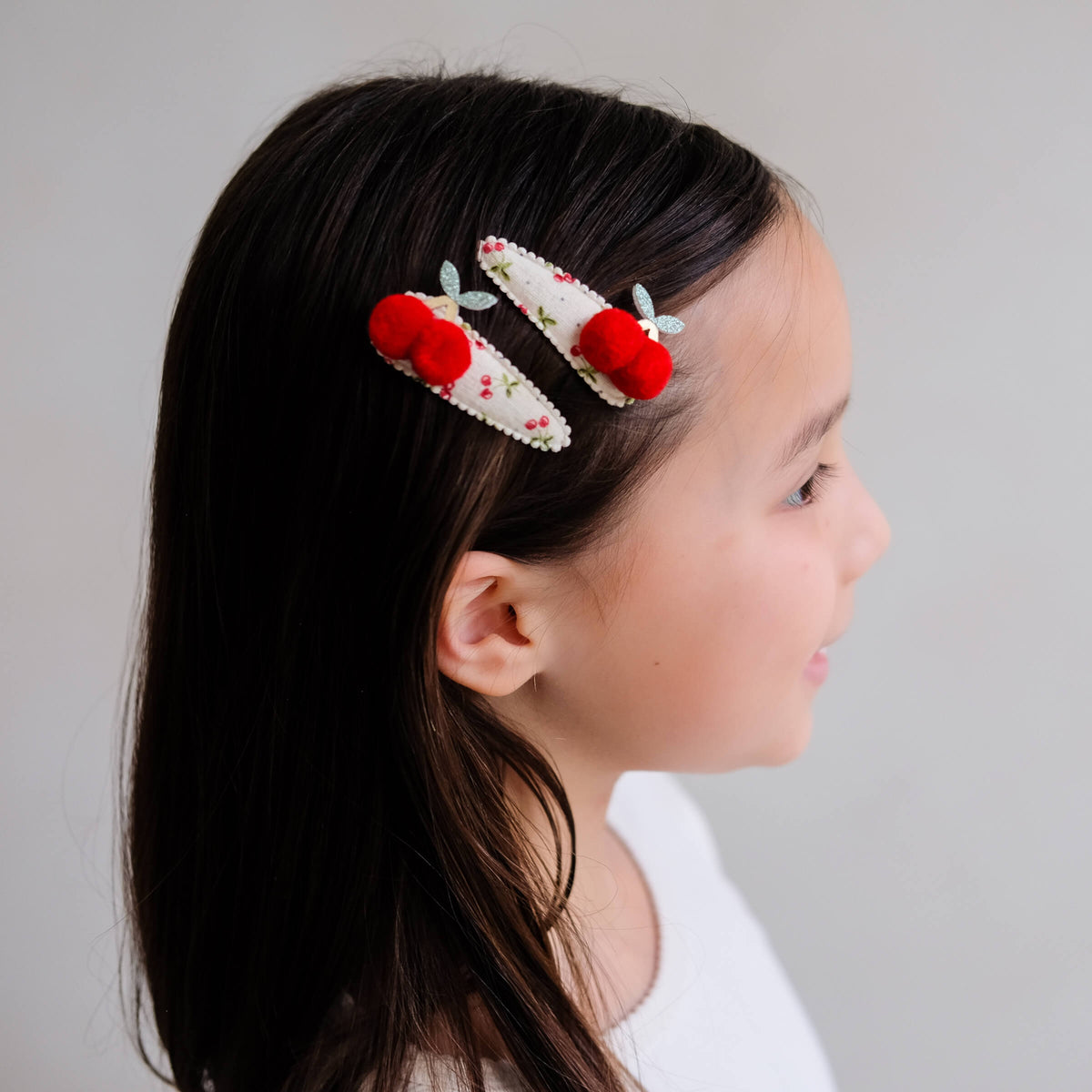 Mimi & Lula - Haarspangen "Pom Pom Cherries", 2er Set