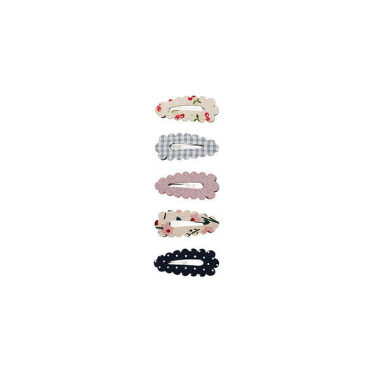Mimi & Lula - Haarspangen "Scalloped Edge", 5er Set