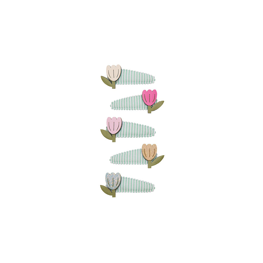 Mimi & Lula - Haarspangen "Tulip Stripe", 5er Set