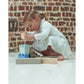 Moes - Spielsteine Puzzle Blocks "Sky" Blau 11-tlg.