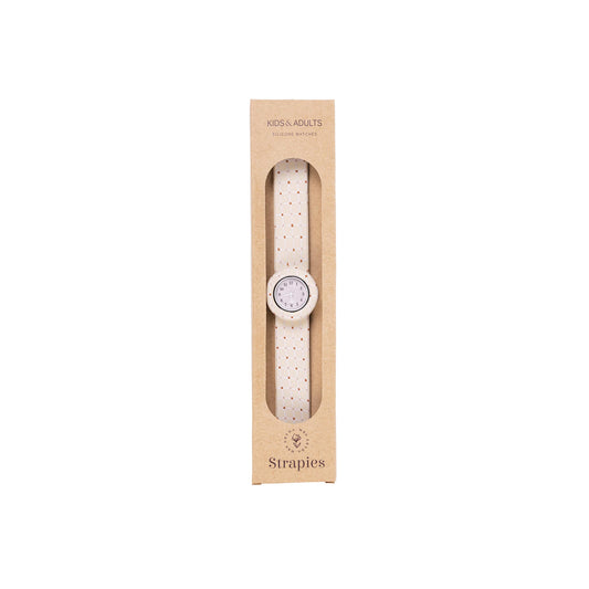 Mrs Ertha – Kinderuhr „Strapies Organic Squares“ Armbanduhr wasserfest