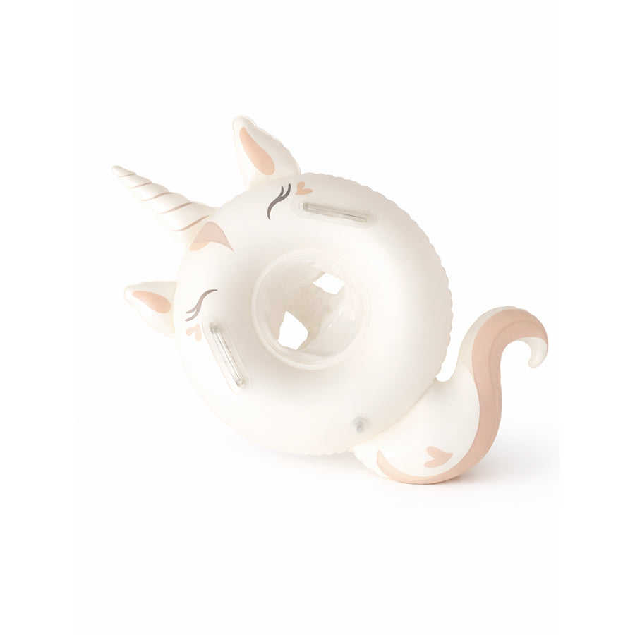 Mrs Ertha - Baby Schwimmring mit Sitz "Sweet Unicorn", Schwimmsitz