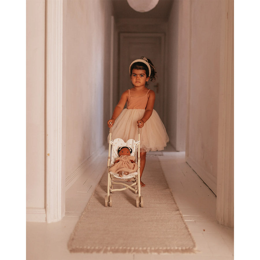 Mrs Ertha - Puppenwagen Buggy Doll Stroller "Flower Buds"