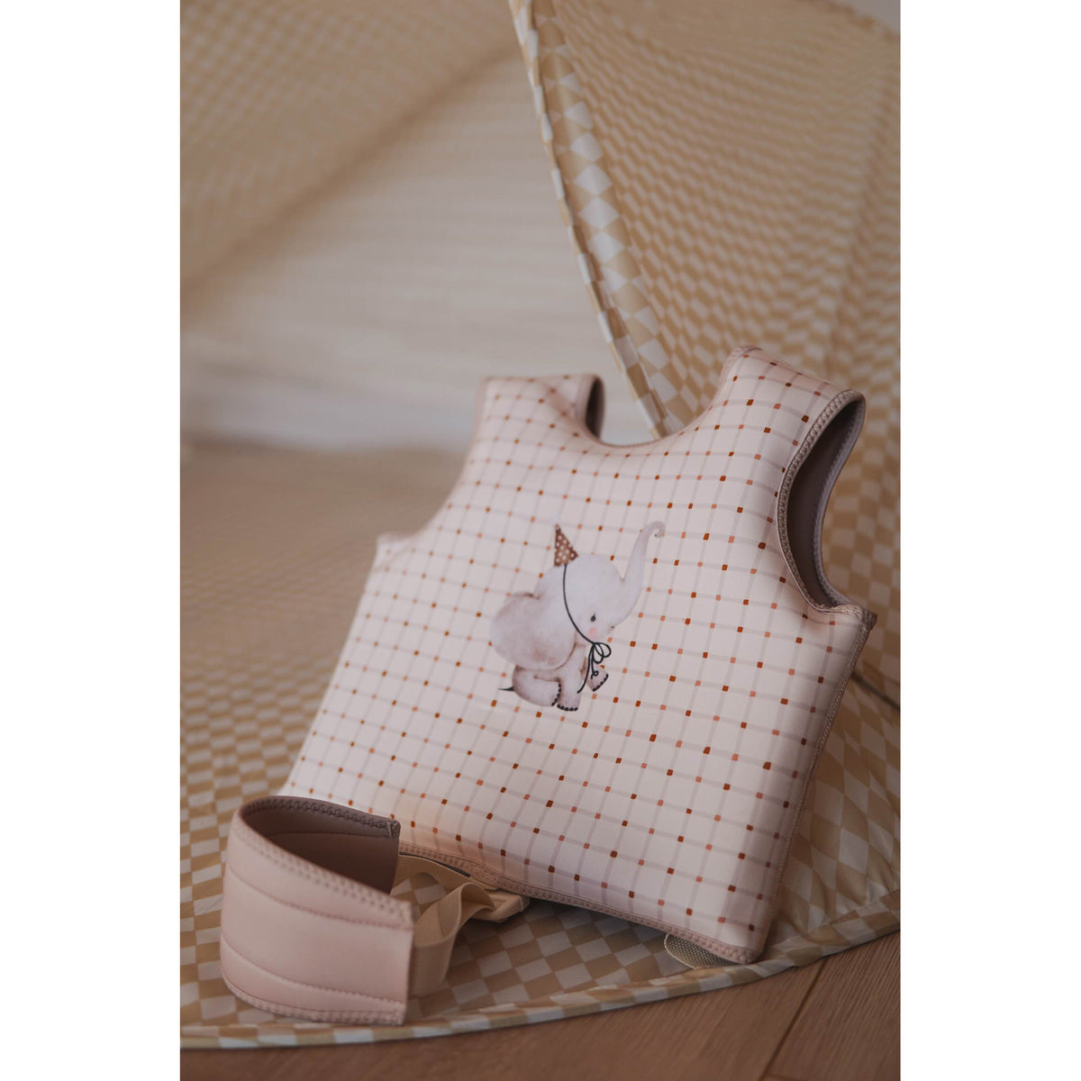 Mrs Ertha - Schwimmweste "Puddlies- Organic Squares"