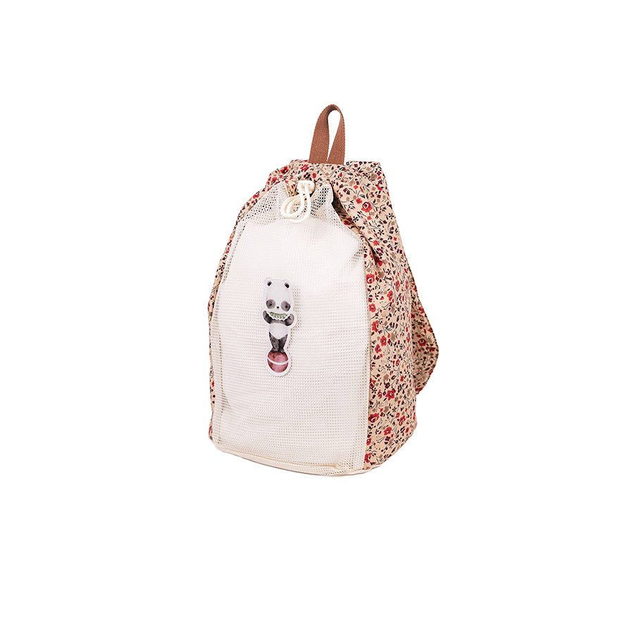 Mrs Ertha – Netzrucksack für Strand & Spielplatz "Magic Garden"