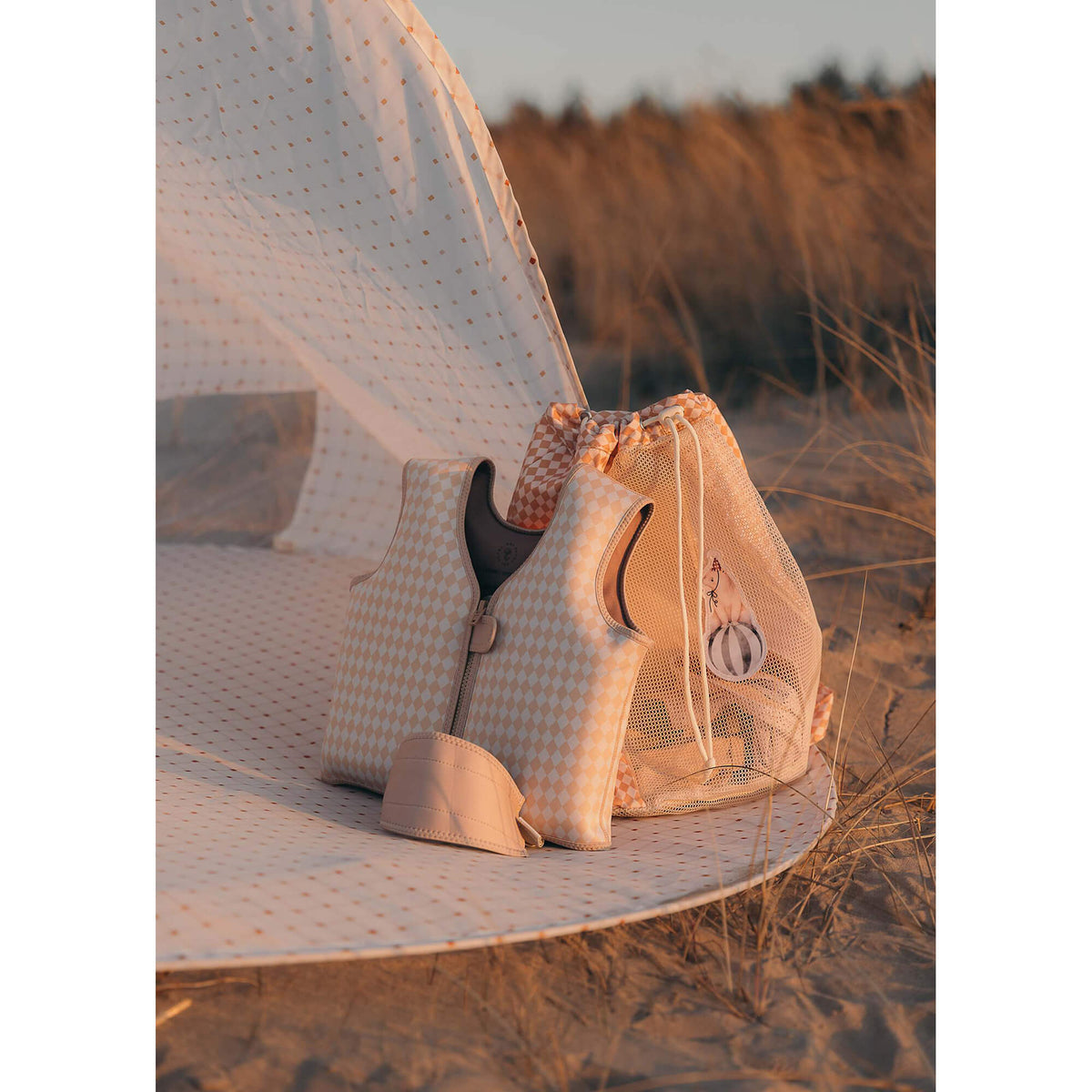 Mrs Ertha - Strandmuschel / Pop-Up Strandzelt mit UV-Schutz (UV50+)