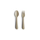 Mushie - Besteckset "Fork & Spoon, Vanilla"