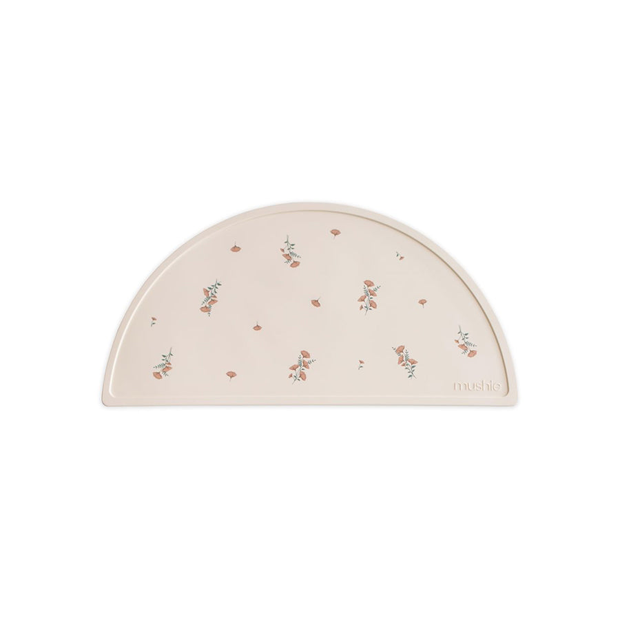 Mushie - Platzmatte "Pink Flowers" aus 100% Silikon