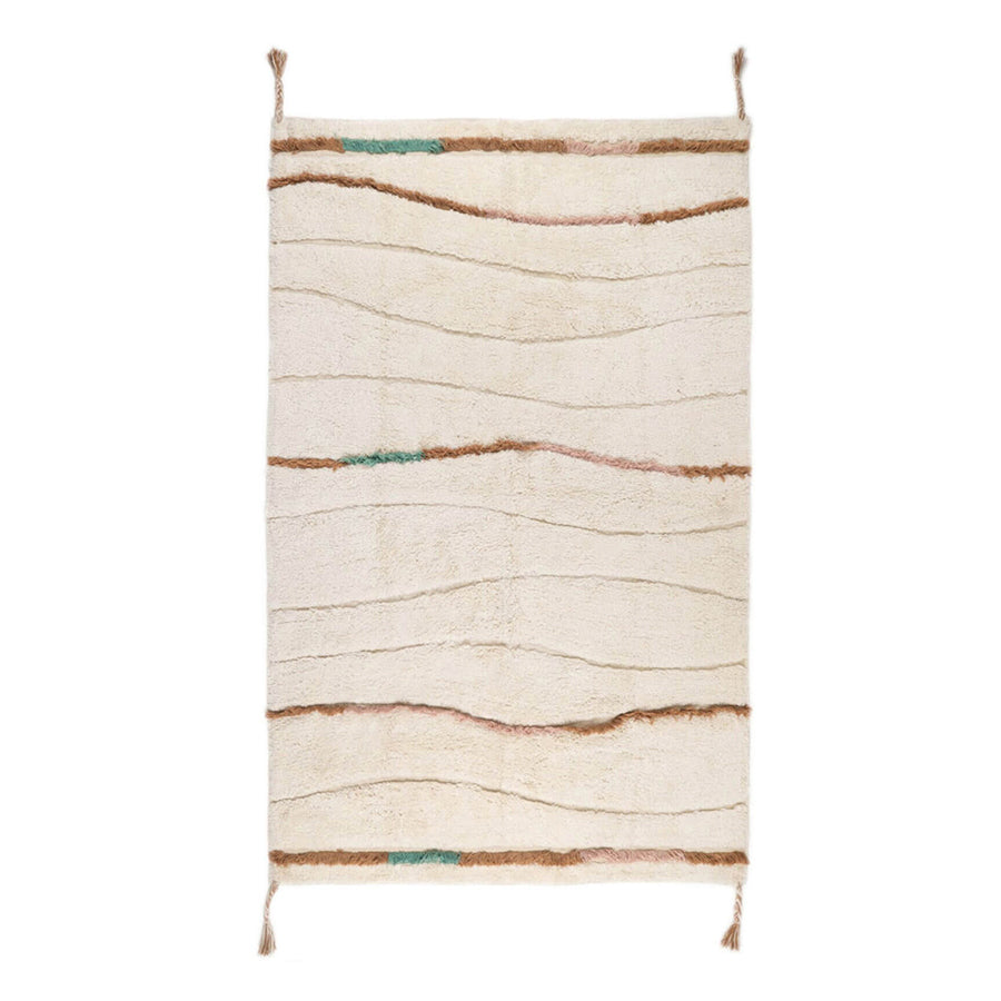 TEPPICH SERENA CREAM RUST, WASCHBAR