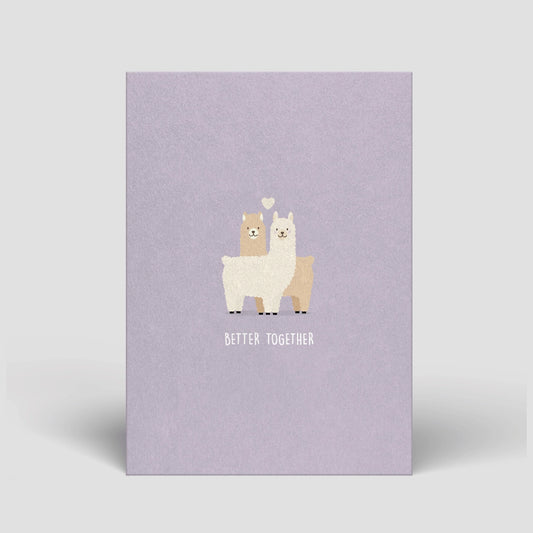 Naturbedacht – Postkarte "Better together", nachhaltig & hochwertig