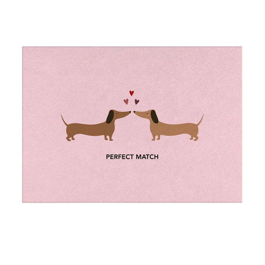 Naturbedacht – Postkarte "Perfect Match", nachhaltig & hochwertig