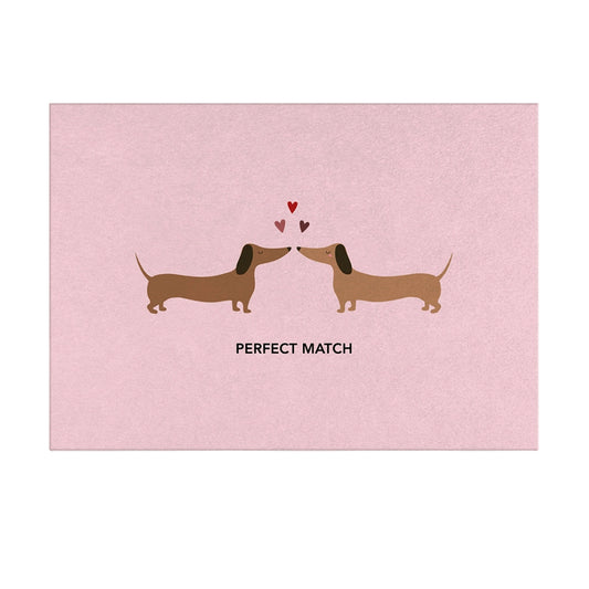 Naturbedacht – Postkarte "Perfect Match", nachhaltig & hochwertig