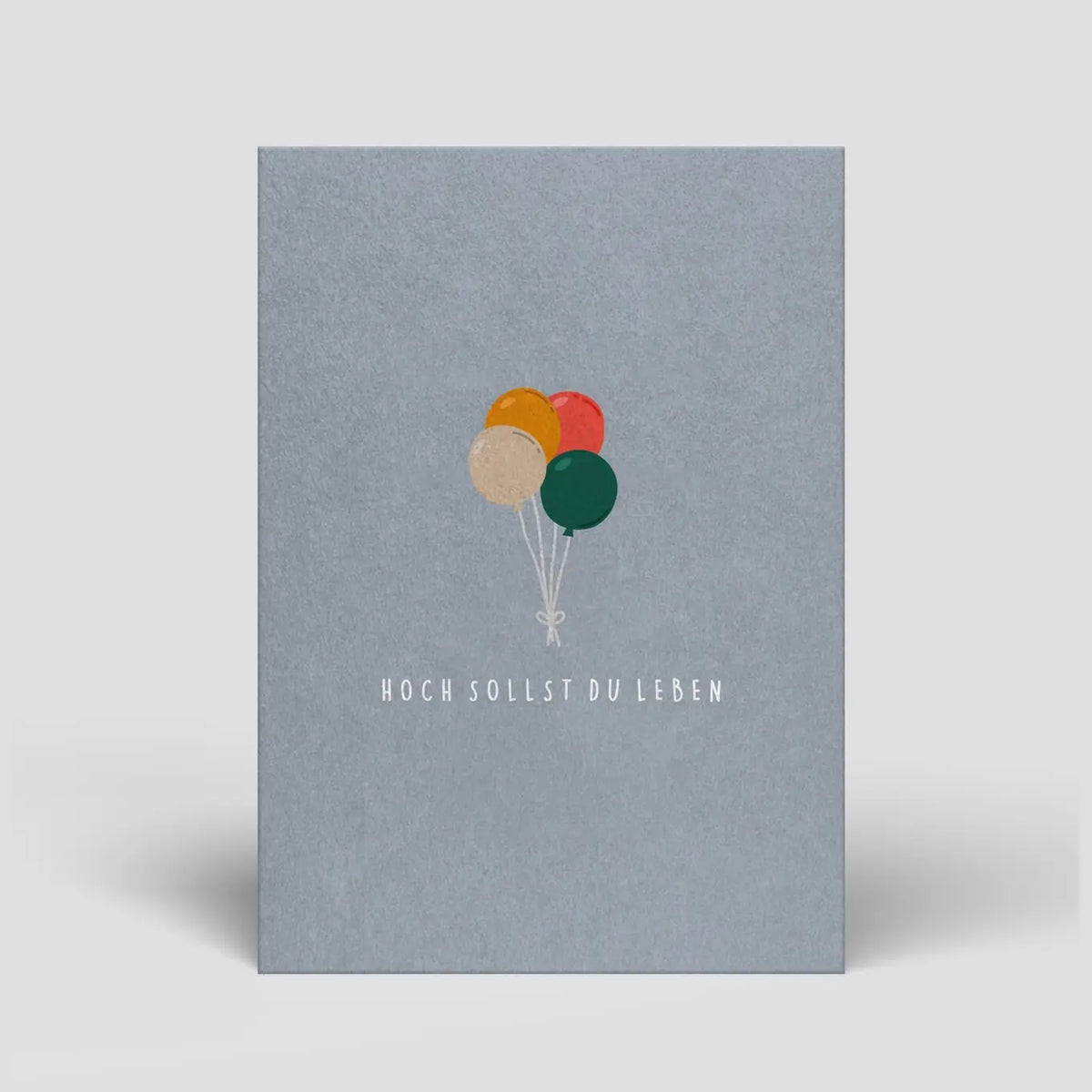 Naturbedacht – Postkarte "Luftballons", nachhaltig & hochwertig