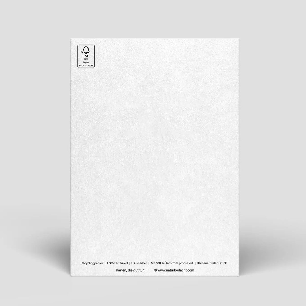 Naturbedacht – Postkarte "Wal" zur Geburt, nachhaltig & hochwertig