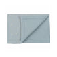 Nobodinoz – Decke „Laponia Willow Soft Blue“ aus 100% Bio-Baumwolle