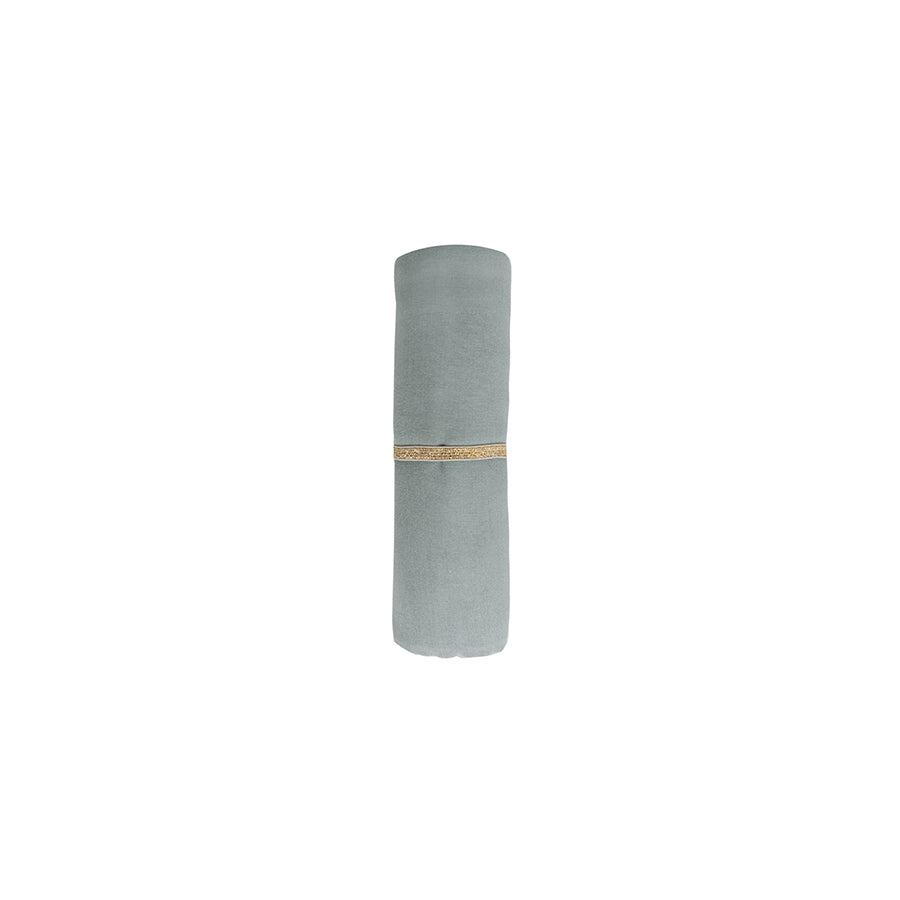 Nobodinoz – Mulltuch "Riviera Blue" 70×70 cm aus Bio-Baumwolle