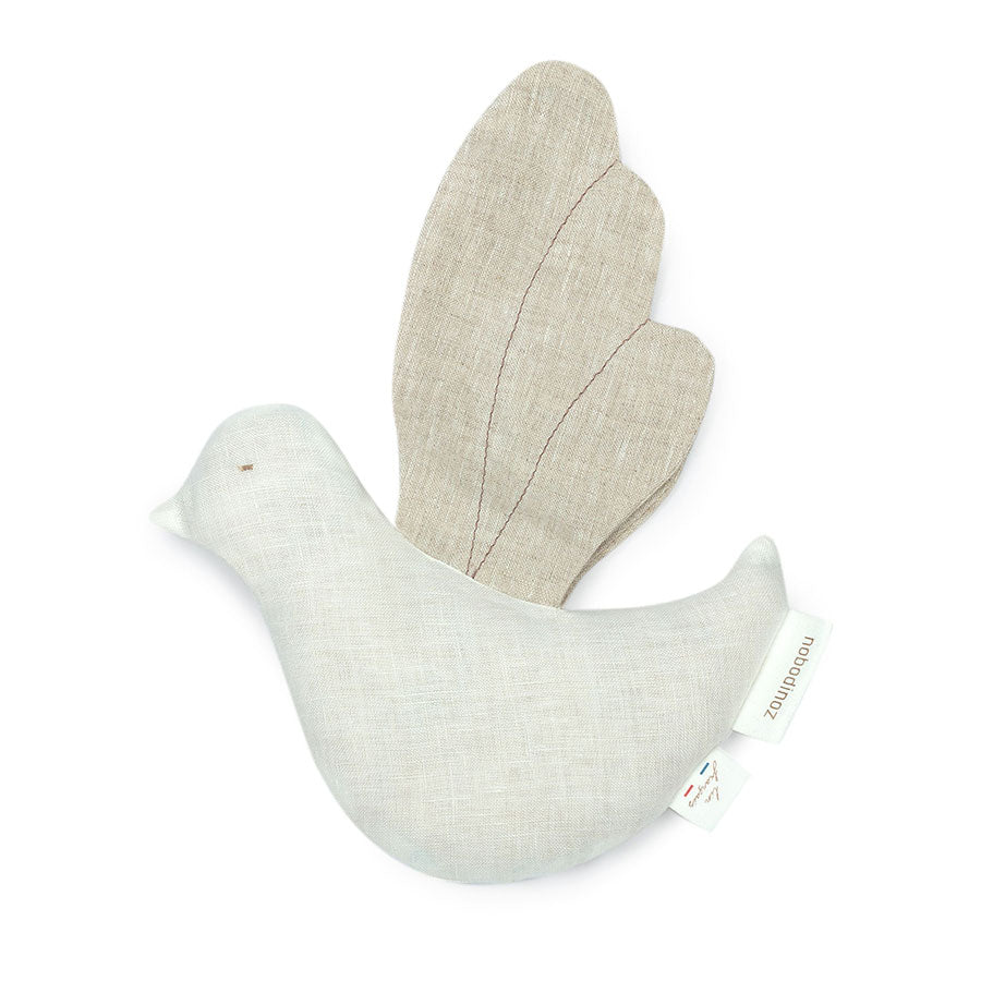 Nobodinoz – Rassel "Bird" aus französischem Leinen, OEKO-TEX
