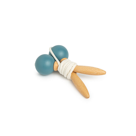 Nobodinoz – Springseil „Thalassa Blue“ aus Baumwolle & Holz