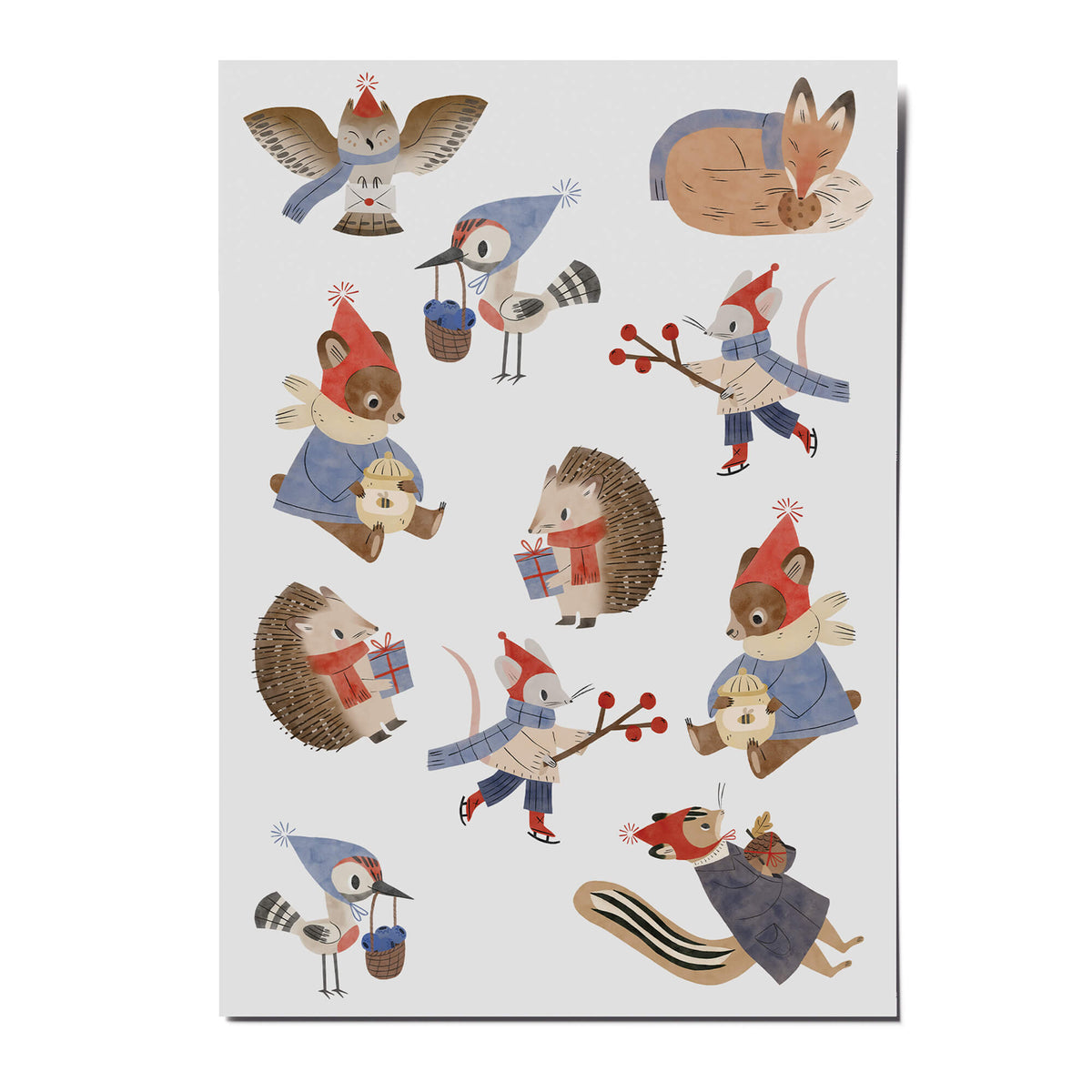 Nuukk – Kindertattoos „Waldtiere“, vegan & dermatologisch getestet