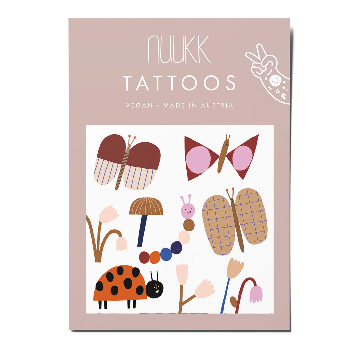 Nuukk – Kindertattoos „Marienkäfer“, vegan & dermatologisch getestet