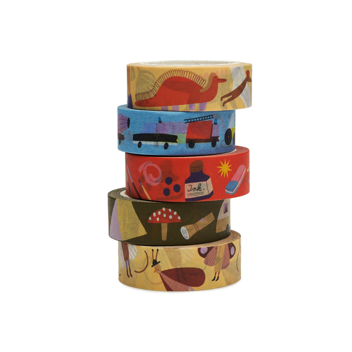 Nuukk – Washi Tape „Flatterfreunde“ aus zertifiziertem Reispapier