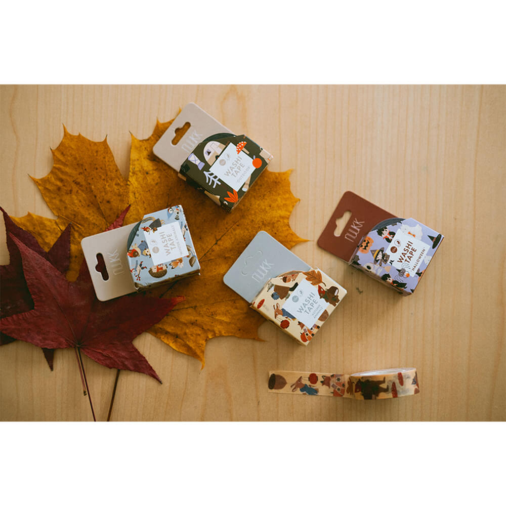 Nuukk – Washi Tape „Wintertiere“ aus zertifiziertem Reispapier