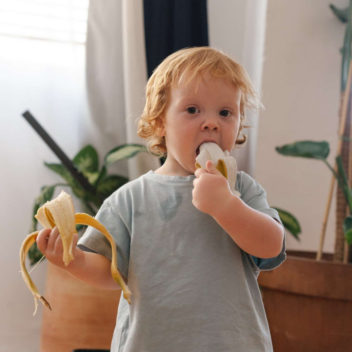 Oli & Carol - Beißring & Badespielzeug "Ana Banana"