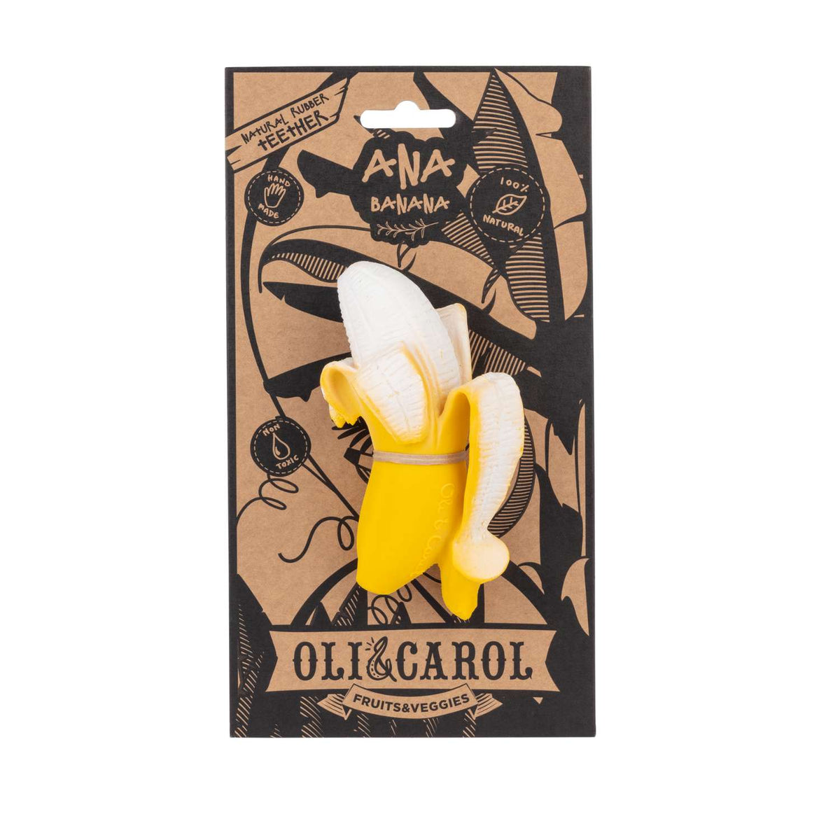 Oli & Carol - Beißring & Badespielzeug "Ana Banana"