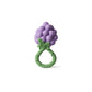 Oli & Carol - Beißring & Rassel "Grape" aus Naturkautschuk